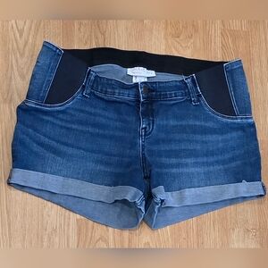 Maternity Stretch Midi Shorts Size 12